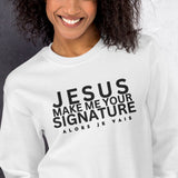 SIGNATURE JESUS W SWEATSHIRT