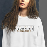 1 JOHN 2:6 - SIGNATURE W SWEATSHIRT