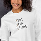 V-SIGNATURE W SWEATSHIRT