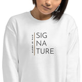 V-SIGNATURE W SWEATSHIRT