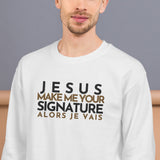 JESUS ... SIGNATURE BOLD+GOLD WORSHIP SWEATSHIRT