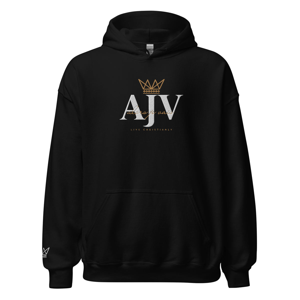 ALORS JE VAIS - AJV INITIAL HOODIE *BLESS