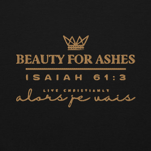 BEAUTY FOR ASHES HOODIE *BLESS-GOLD