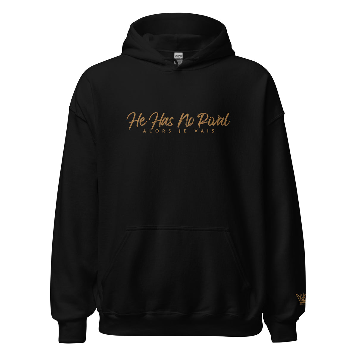 HE HAS NO RIVAL HOODIE *GOLD