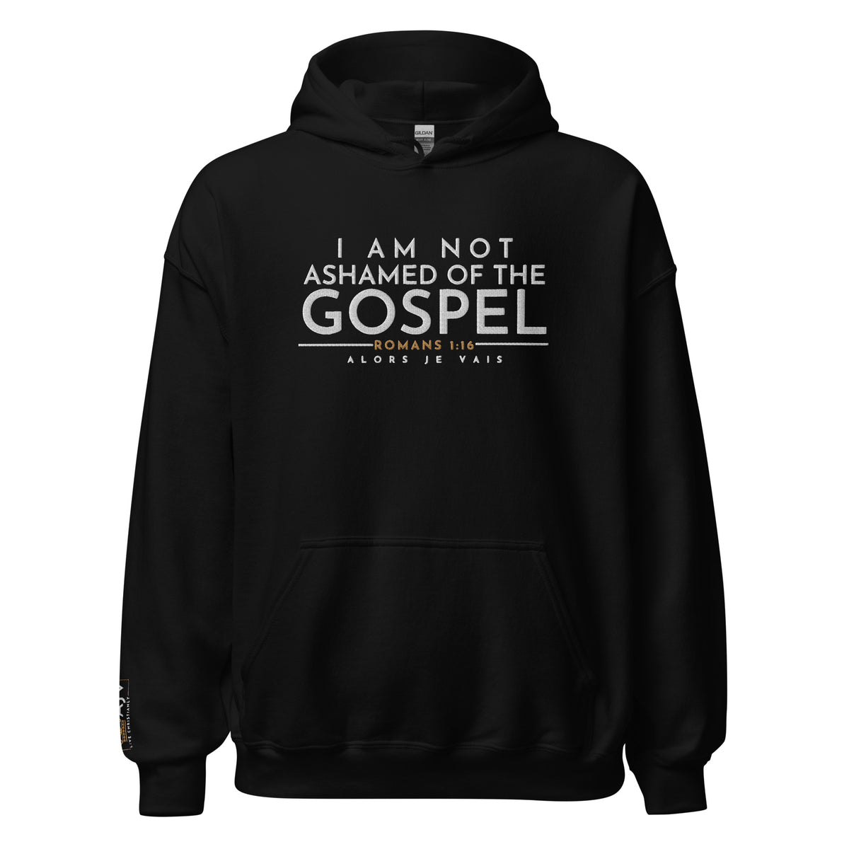 I AM NOT ASHAMED OF THE GOSPEL HOODIE *BLESS