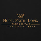 HOPE FAITH LOVE HOODIE*GOLD 1STEDITION