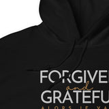 FORGIVEN -&- GRATEFUL HOODIE *BLESS-CLASSIC