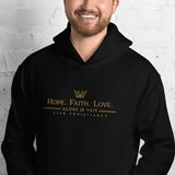 HOPE | FAITH  | LOVE | 1 COR13  HOODIE *2ND EDITION-GOLD