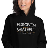 FORGIVEN -&- GRATEFUL HOODIE *BLESS-CLASSIC