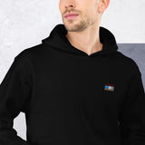 b/w messenger logo hoodie Unisex Hoodie