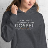 I AM NOT ASHAMED OF THE GOSPEL HOODIE *BLESS