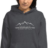 MOUNTAINS HOODIE *BLESS