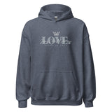 THE LOVE HOODIE - LOVE IS JESUS CHRIST SAVIOR *CC PINK, GREY & GRACE