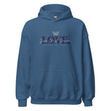 THE LOVE HOODIE - LOVE IS JESUS CHRIST SAVIOR *CC BLACK + GREY