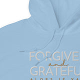 FORGIVEN -&- GRATEFUL HOODIE *BLESS-CLASSIC