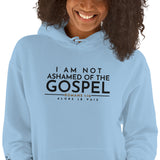 I AM NOT ASHAMED OF THE GOSPEL HOODIE *WRSHP-2