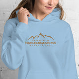 MOUNTAINS HOODIE *GOLD