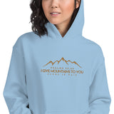 MOUNTAINS HOODIE *GOLD