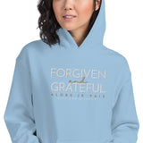 FORGIVEN -&- GRATEFUL HOODIE *BLESS-CLASSIC