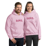 THE LOVE HOODIE - LOVE IS JESUS CHRIST SAVIOR *CC PINK