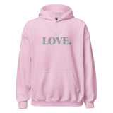 THE LOVE HOODIE - LOVE IS JESUS CHRIST SAVIOR *CC PINK, GREY & GRACE