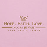 HOPE | FAITH  | LOVE | 1 COR13  HOODIE *2ND EDITION-GOLD