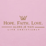 HOPE FAITH LOVE HOODIE*GOLD 1STEDITION