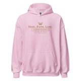 HOPE-FATIH-LOVE 1COR13  HOODIE *GOLD-V2