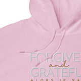 FORGIVEN -&- GRATEFUL HOODIE *BLESS-CLASSIC