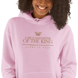 I AM A DAUGHTER OF THE KING HOODIE *WRSHP + BLESS-GOLD