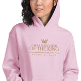 I AM A DAUGHTER OF THE KING HOODIE *WRSHP + BLESS-GOLD