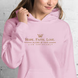 HOPE FAITH LOVE HOODIE*GOLD 1STEDITION