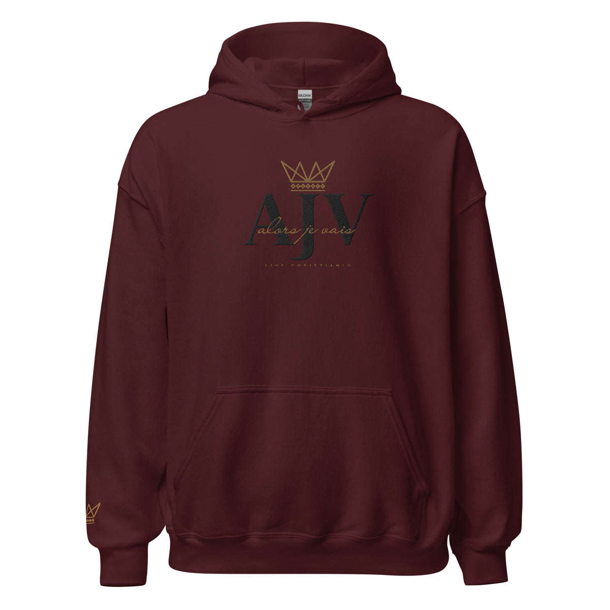 ALORS JE VAIS - AJV INITIAL HOODIE *WRSHP