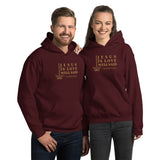 JESUS IS LOVE WELL SAID  Hoodie *CLASSIC-GOLD