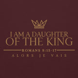 I AM A DAUGHTER OF THE KING HOODIE *WRSHP + BLESS-GOLD