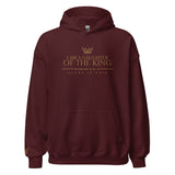 I AM A DAUGHTER OF THE KING HOODIE *WRSHP + BLESS-GOLD