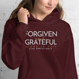 FORGIVEN -&- GRATEFUL HOODIE *BLESS-CLASSIC