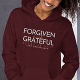 FORGIVEN -&- GRATEFUL HOODIE *BLESS-CLASSIC