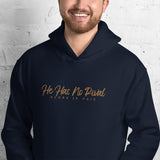 HE HAS NO RIVAL HOODIE *GOLD