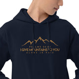 MOUNTAINS HOODIE *GOLD