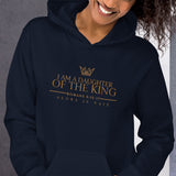 I AM A DAUGHTER OF THE KING HOODIE *WRSHP + BLESS-GOLD