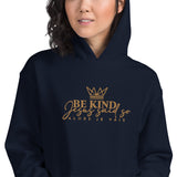 BE KIND - JESUS SAID SO HOODIE  *WRSHP-GOLD