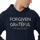 FORGIVEN -&- GRATEFUL HOODIE *BLESS-CLASSIC