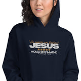 JESUS - HIS EXAMPLE WAS FLAWLESS  HOODIE *BLESS