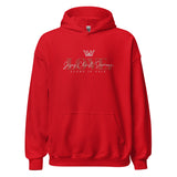 THE LOVE HOODIE - LOVE IS JESUS CHRIST SAVIOR *CC RED