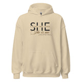 SHE LOVES THE LORD - SHE is ME!  HOODIE