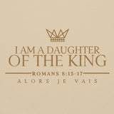 I AM A DAUGHTER OF THE KING HOODIE *WRSHP + BLESS-GOLD