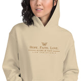 HOPE | FAITH  | LOVE | 1 COR13  HOODIE *2ND EDITION-GOLD