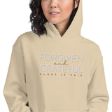 FORGIVEN -&- GRATEFUL HOODIE *BLESS-CLASSIC