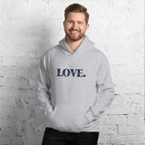 THE LOVE HOODIE - LOVE IS JESUS CHRIST SAVIOR *CC BLACK + GREY